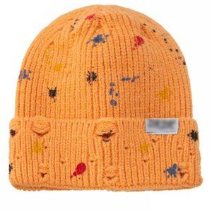 Baby Beanie Cotton Hat 36 Months Orange